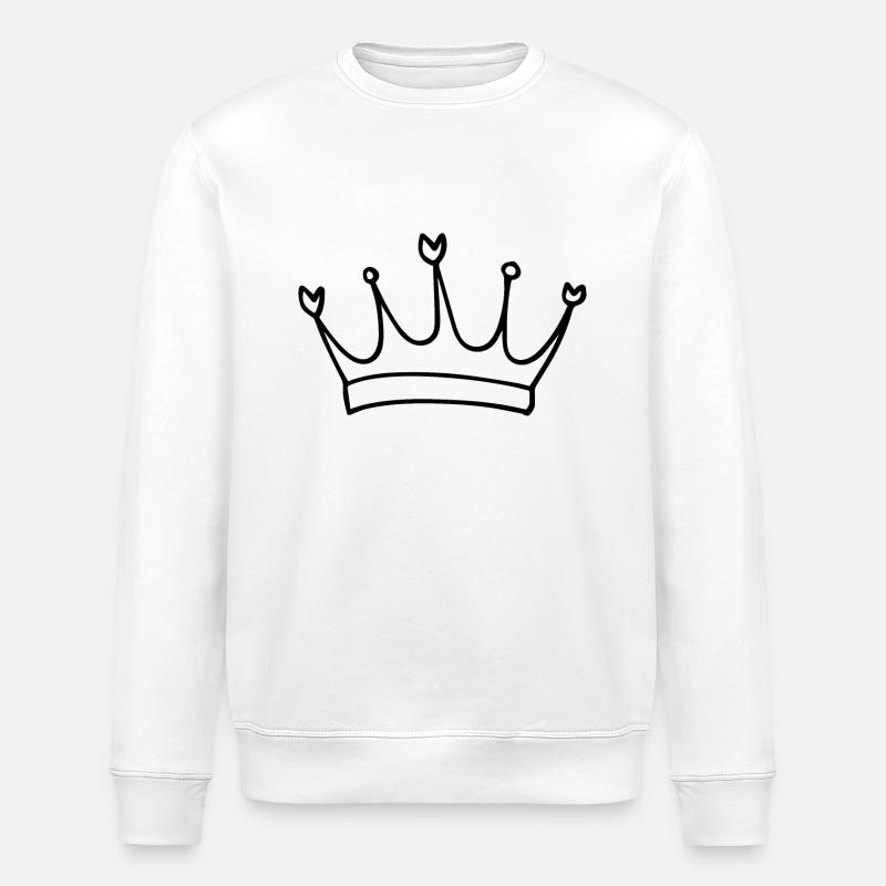 Crown - Stanley/Stella ROLLER Unisex Organic Sweatshirt - white