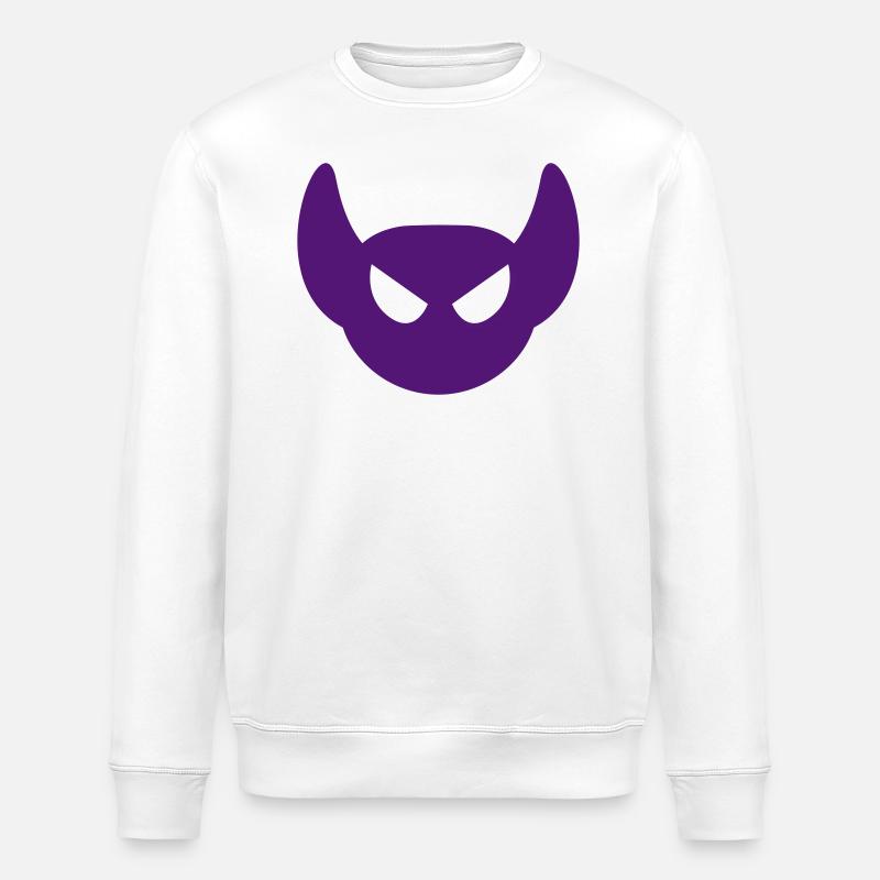 Halloween Geist - Stanley/Stella Unisex Bio-Sweatshirt ROLLER - Weiß