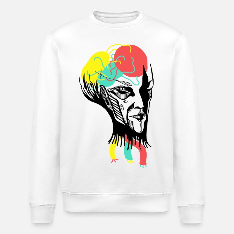 Organes - Sweat bio ROLLER Stanley/Stella Unisexe - blanc
