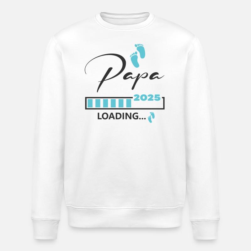 Papa 2025 loading - Stanley/Stella ROLLER Unisex Organic Sweatshirt - white