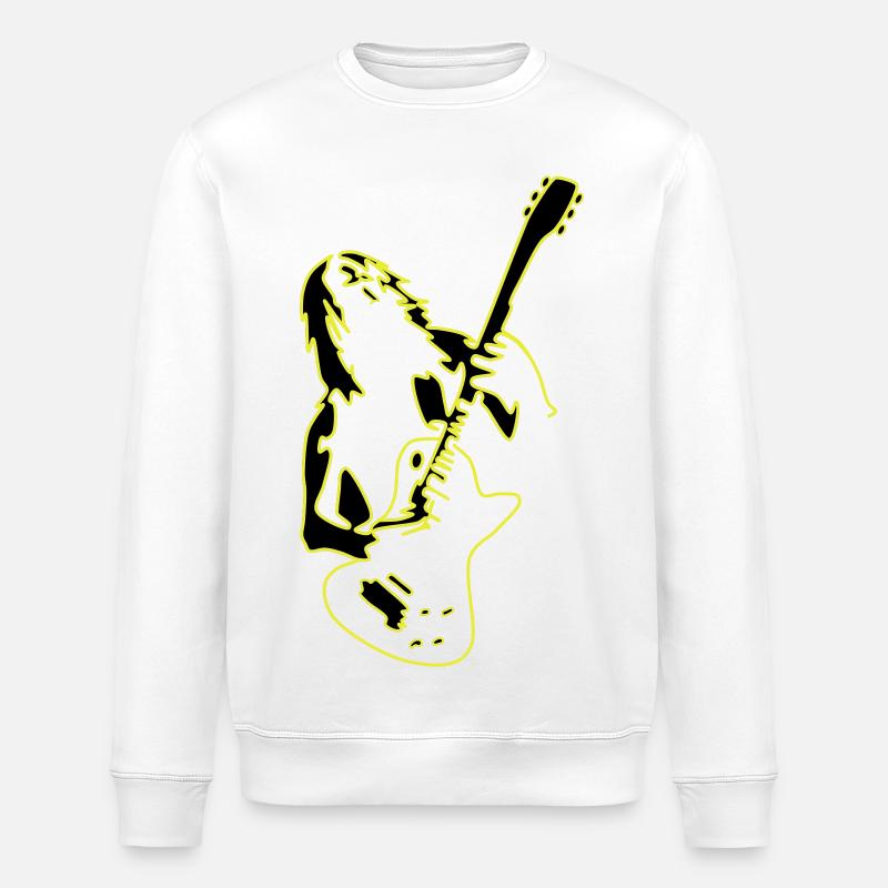 Rock' Roll, c’est la vie ✔ - Sweat bio ROLLER Stanley/Stella Unisexe - blanc