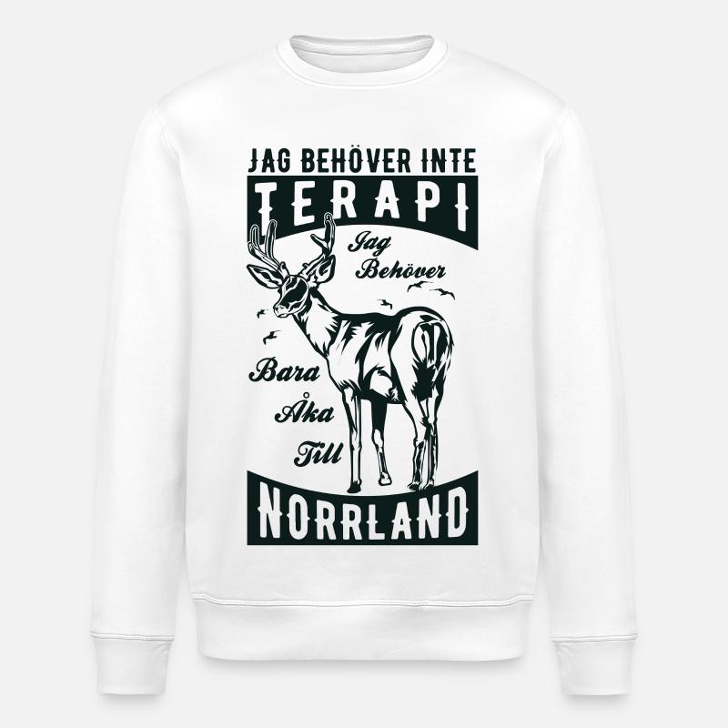 Terapi Norrland - Sweat bio ROLLER Stanley/Stella Unisexe - blanc