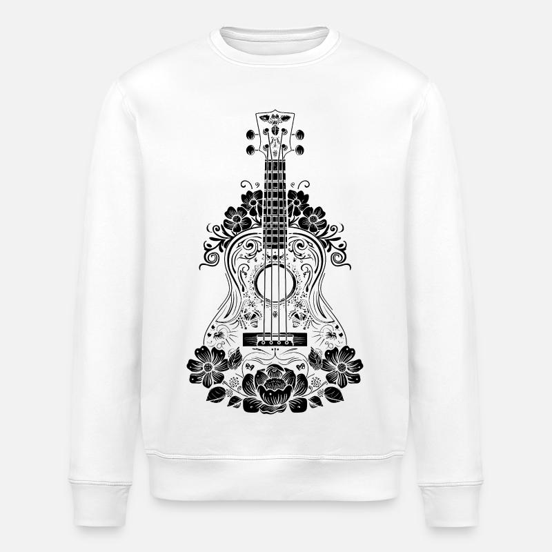 Ukulélé - Sweat bio ROLLER Stanley/Stella Unisexe - blanc