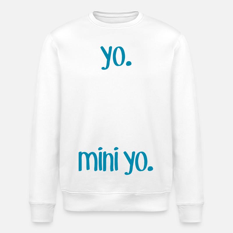 Ich & M Ich - Stanley/Stella Unisex Bio-Sweatshirt ROLLER - Weiß