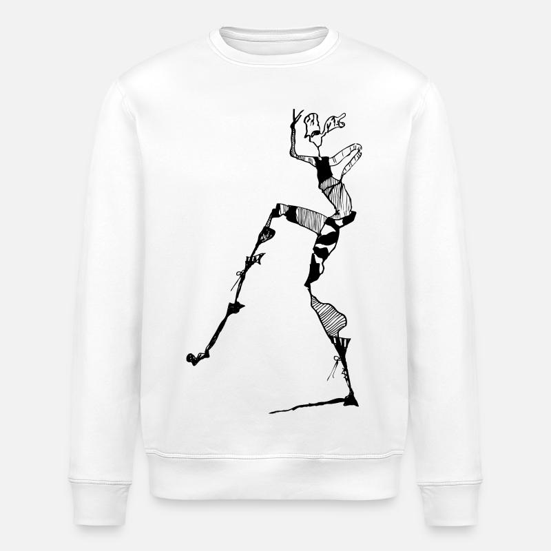 Alien - Stanley/Stella Unisex Bio-Sweatshirt ROLLER - Weiß