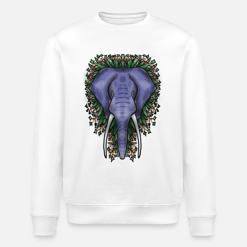 Eric von Jon Ball - Stanley/Stella Unisex Bio-Sweatshirt ROLLER - Weiß