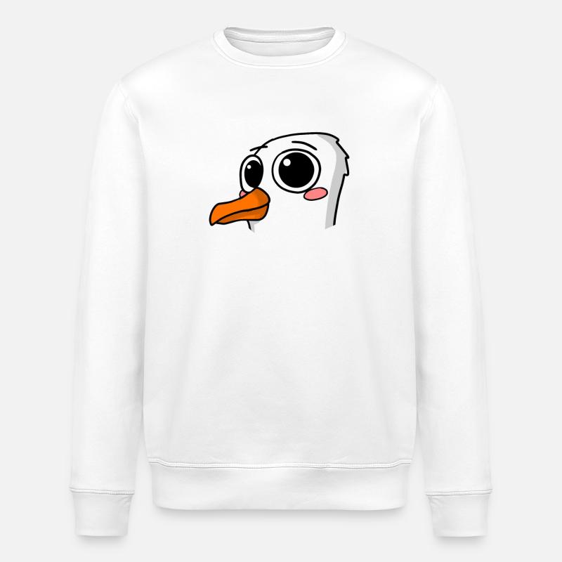 Mouette Motif Tout-petit - Sweat bio ROLLER Stanley/Stella Unisexe - blanc