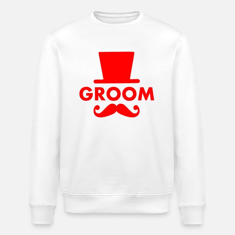 Groom - Sweat bio ROLLER Stanley/Stella Unisexe - blanc