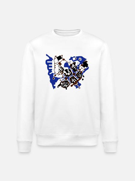 stormwind - Stanley/Stella ROLLER Unisex Organic Sweatshirt - white