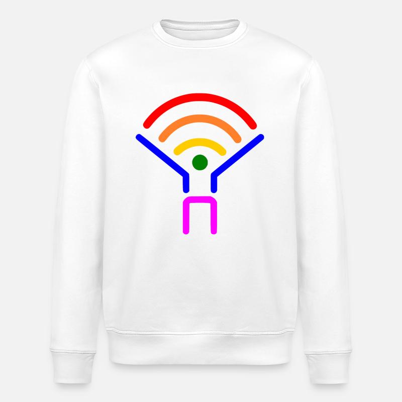 Lgbt - Stanley/Stella Unisex Bio-Sweatshirt ROLLER - Weiß