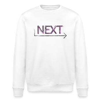 Next - Stanley/Stella ROLLER Unisex Organic Sweatshirt - white - Front - Nik (191cm)