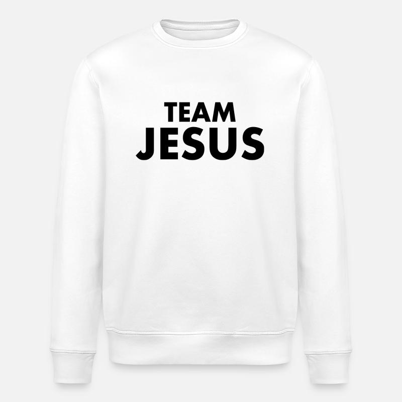 Team jesus - Sweat bio ROLLER Stanley/Stella Unisexe - blanc