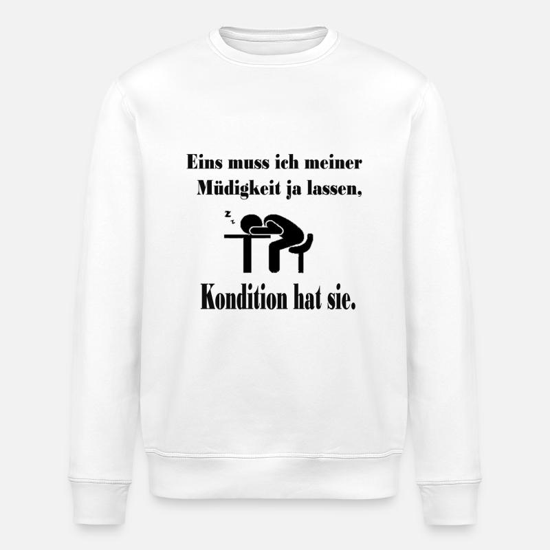 Professionnel de la fatigue - Sweat bio ROLLER Stanley/Stella Unisexe - blanc