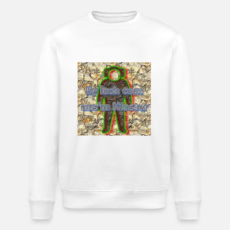 Monastère - Sweat bio ROLLER Stanley/Stella Unisexe - blanc