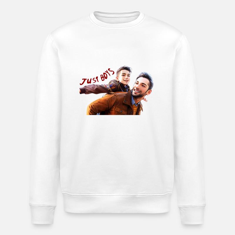 Just Boys - Einfach Jungs - Stanley/Stella Unisex Bio-Sweatshirt ROLLER - Weiß