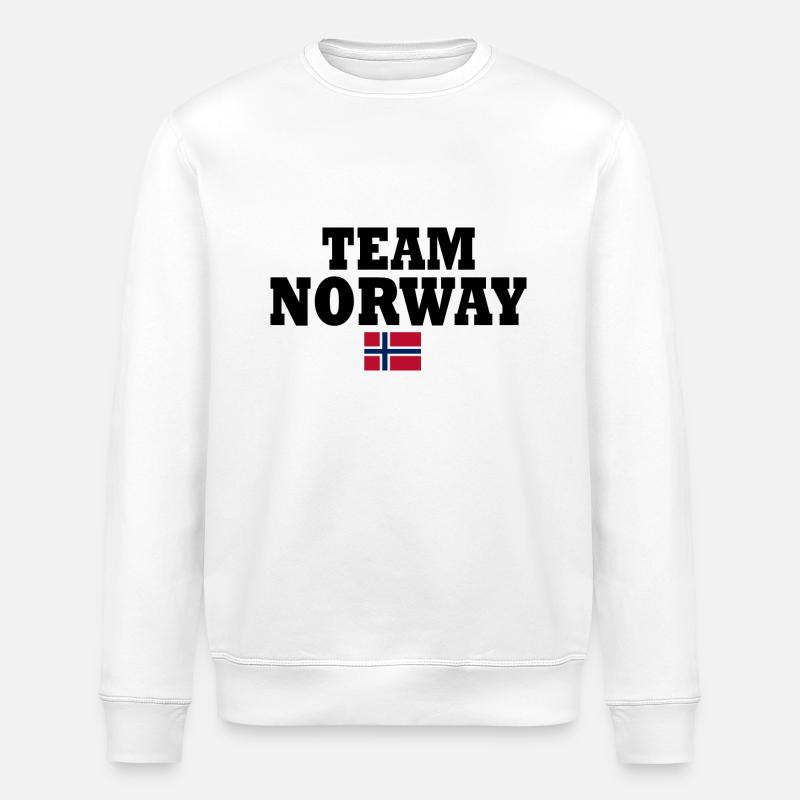 Norway - Stanley/Stella ROLLER Unisex Organic Sweatshirt - white