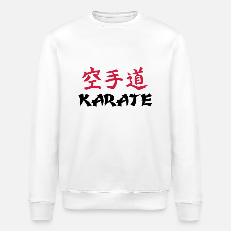Karate - Stanley/Stella Unisex Bio-Sweatshirt ROLLER - Weiß