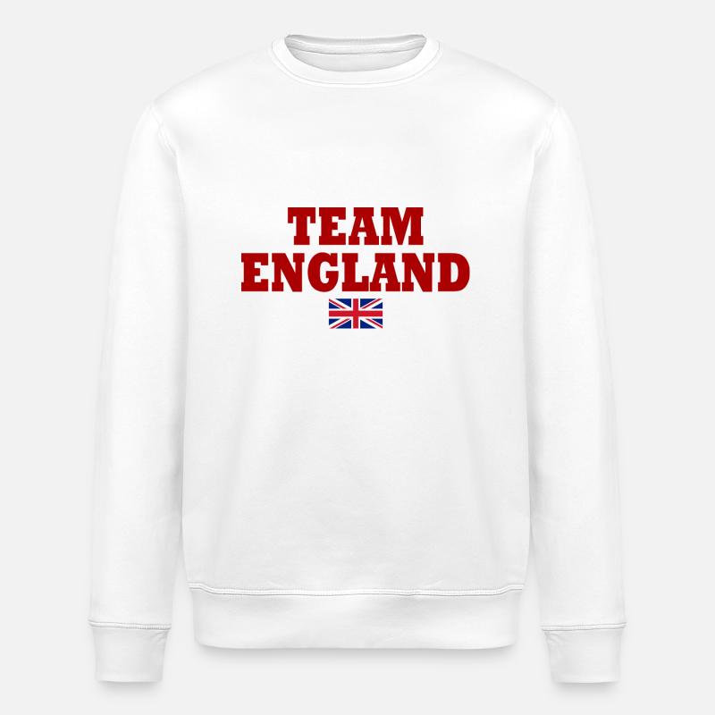 England - Stanley/Stella ROLLER Unisex Organic Sweatshirt - white
