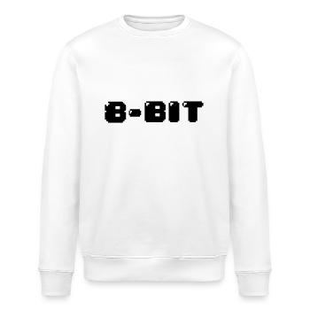 8-Bit - Stanley/Stella ROLLER Unisex Organic Sweatshirt - white - Front - Nik (191cm)