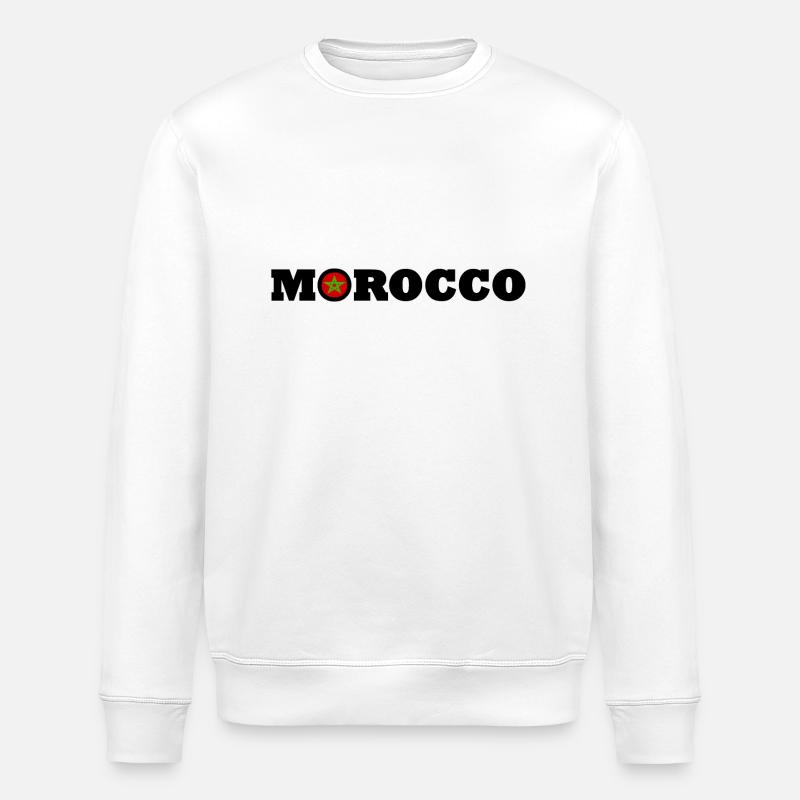 Maroc - Sweat bio ROLLER Stanley/Stella Unisexe - blanc