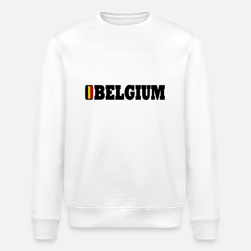 Belgique - Sweat bio ROLLER Stanley/Stella Unisexe - blanc