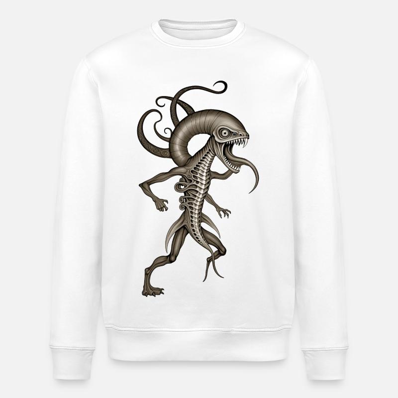 BUG #1 – dunkle Hölle - Stanley/Stella Unisex Bio-Sweatshirt ROLLER - Weiß