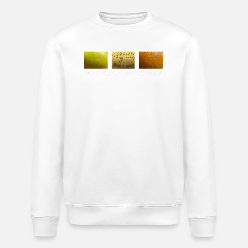 Healthy Plan - Stanley/Stella ROLLER Unisex Organic Sweatshirt - white