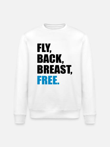 swim - Stanley/Stella ROLLER Unisex Organic Sweatshirt - white