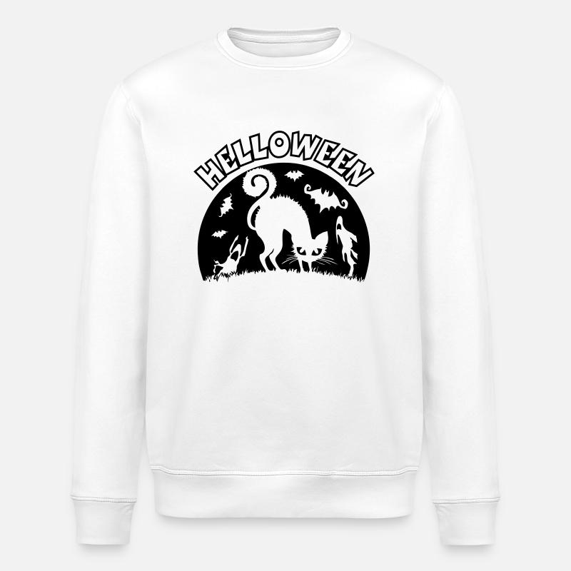 Helloween01 - Sweat bio ROLLER Stanley/Stella Unisexe - blanc