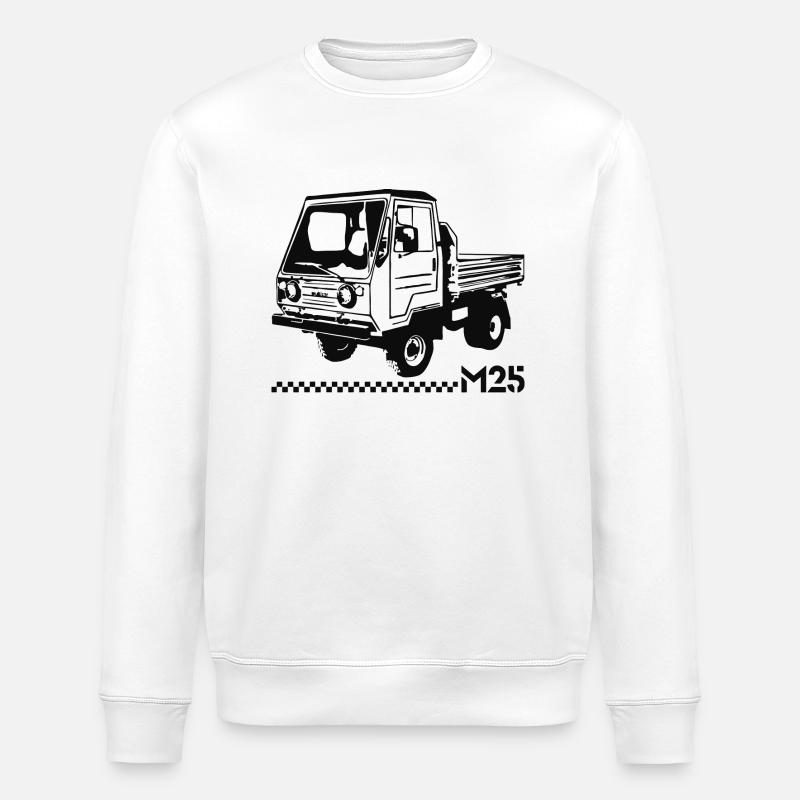 Multicar M25 Neu - Stanley/Stella Unisex Bio-Sweatshirt ROLLER - Weiß