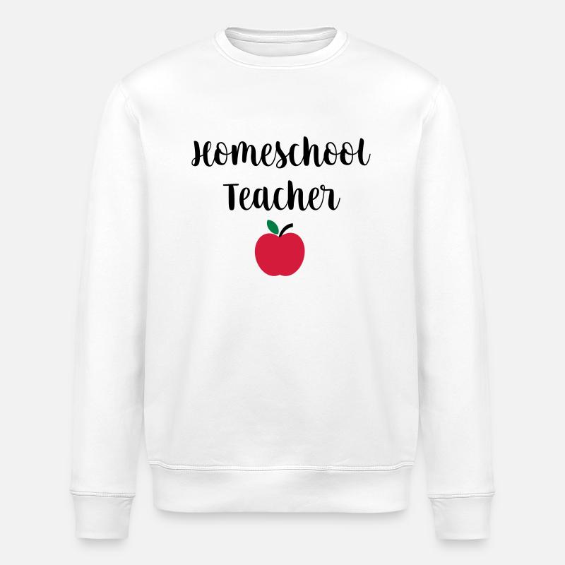 Homeschool Teacher - Stanley/Stella Unisex Bio-Sweatshirt ROLLER - Weiß
