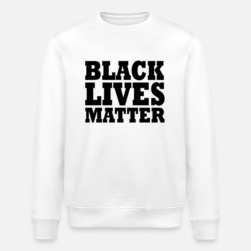 Les vies noires comptent - Sweat bio ROLLER Stanley/Stella Unisexe - blanc