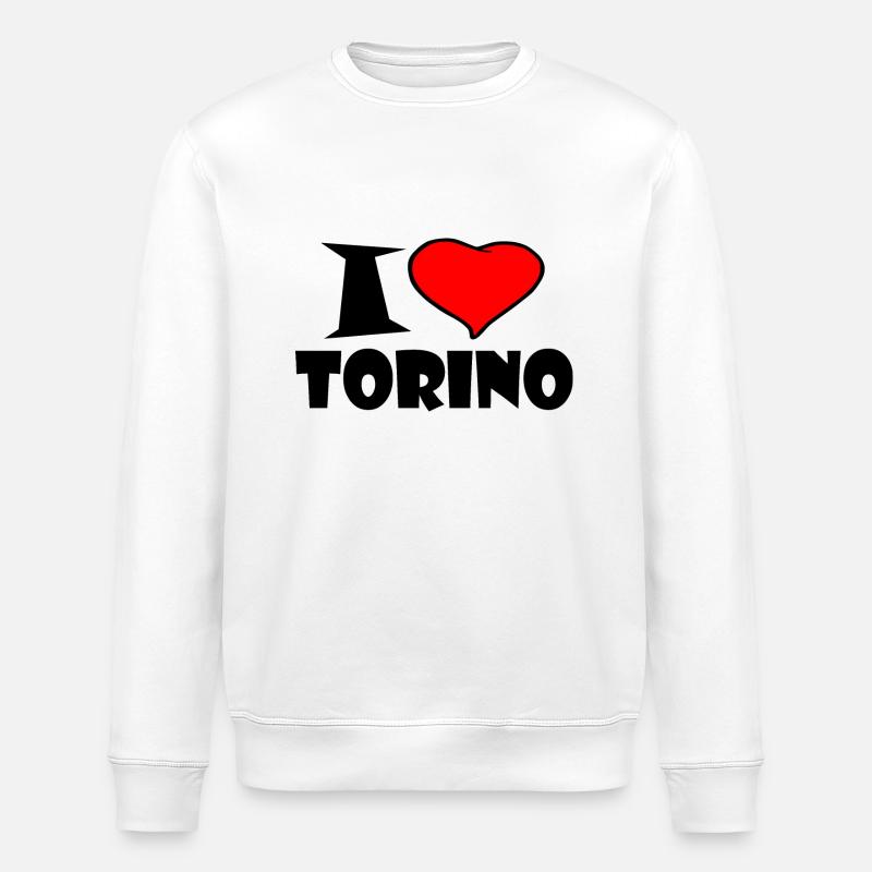 Torino - Stanley/Stella Unisex Bio-Sweatshirt ROLLER - Weiß