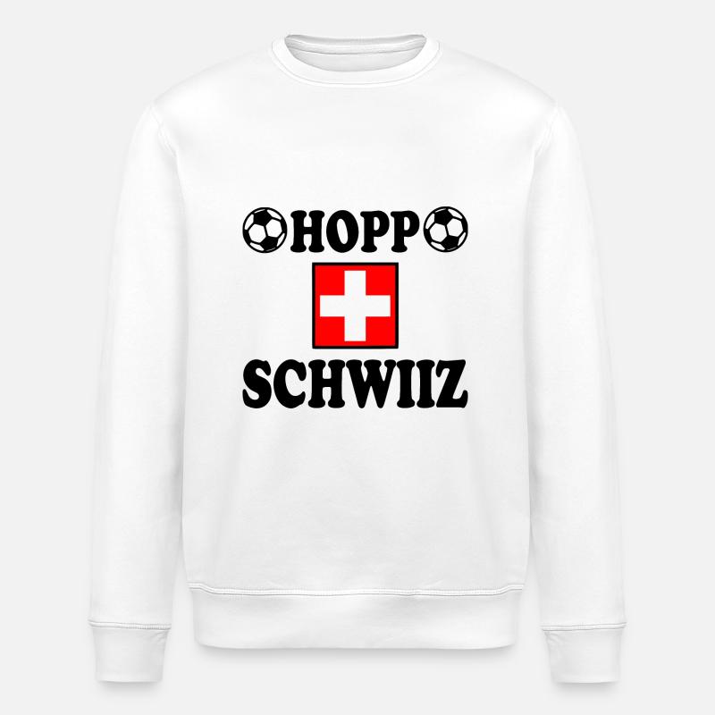 Hopp schwiiz - Sweat bio ROLLER Stanley/Stella Unisexe - blanc
