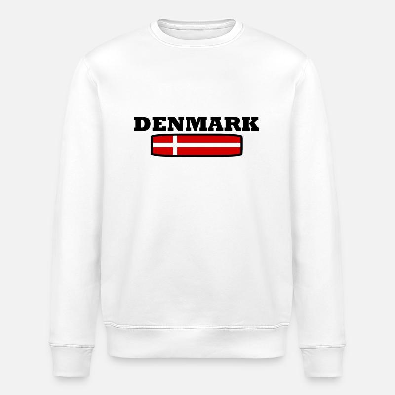 Danemark - Sweat bio ROLLER Stanley/Stella Unisexe - blanc