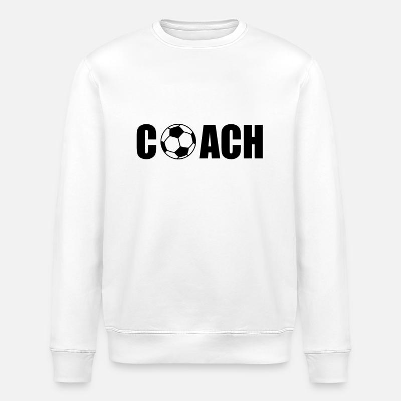Coach - Stanley/Stella ROLLER Unisex Organic Sweatshirt - white