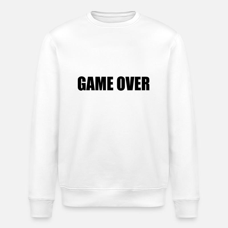 Game over - Stanley/Stella Unisex Bio-Sweatshirt ROLLER - Weiß