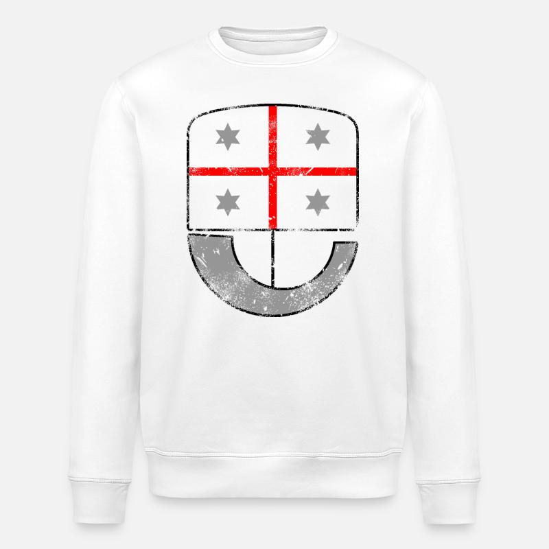 Ligurien - Stanley/Stella Unisex Bio-Sweatshirt ROLLER - Weiß