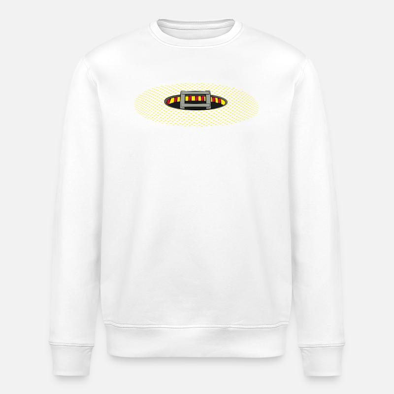 HERE IT IS - Stanley/Stella ROLLER Unisex Organic Sweatshirt - white