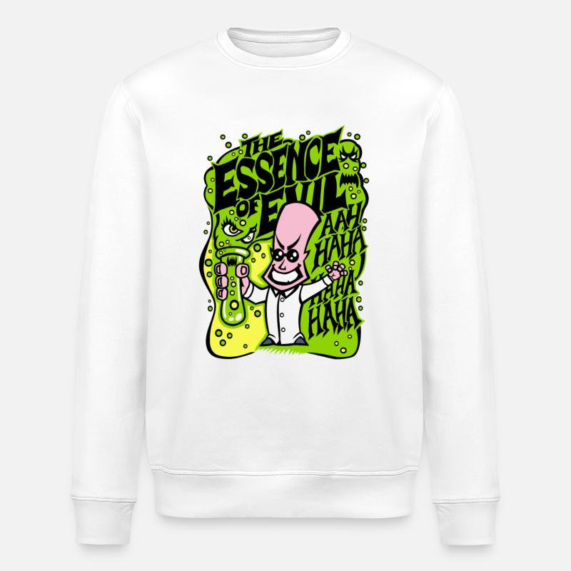 L'essence du Mal - Sweat bio ROLLER Stanley/Stella Unisexe - blanc