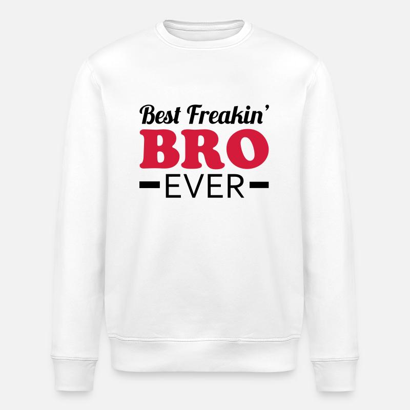 Bro - Stanley/Stella Unisex Bio-Sweatshirt ROLLER - Weiß