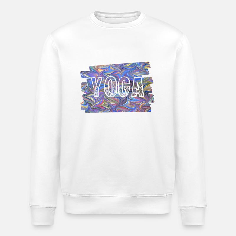 Yoga RS E 45 - Stanley/Stella ROLLER Unisex Organic Sweatshirt - white