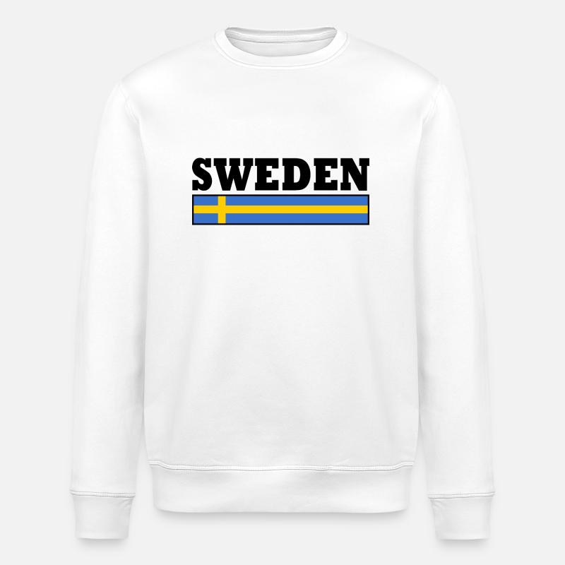 Schweden - Stanley/Stella Unisex Bio-Sweatshirt ROLLER - Weiß