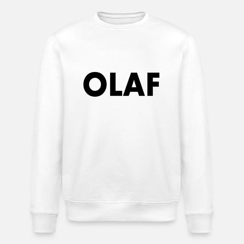 Olaf - Sweat bio ROLLER Stanley/Stella Unisexe - blanc