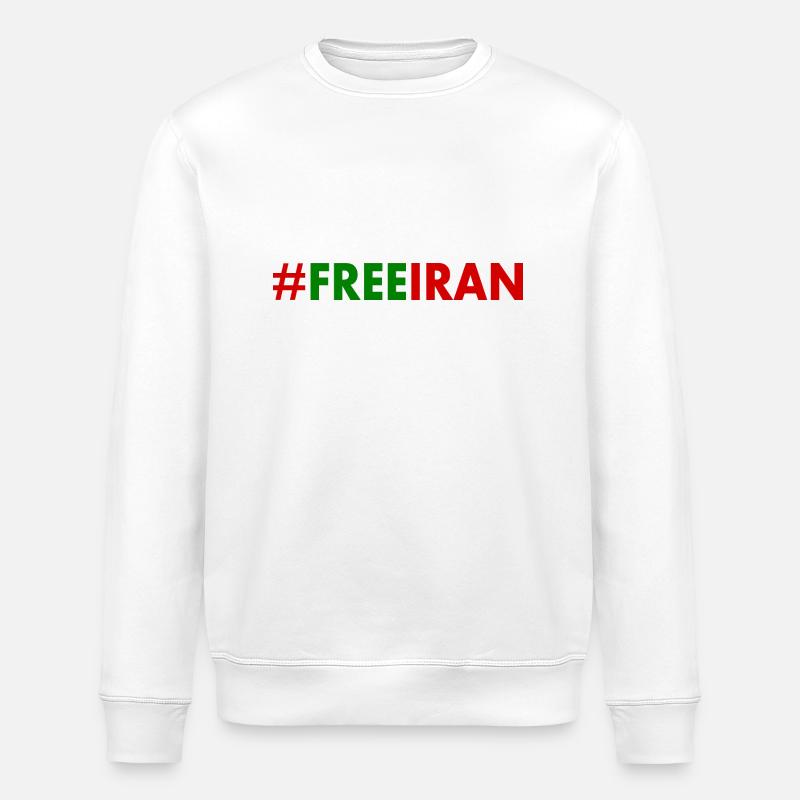 Free iran - Sweat bio ROLLER Stanley/Stella Unisexe - blanc
