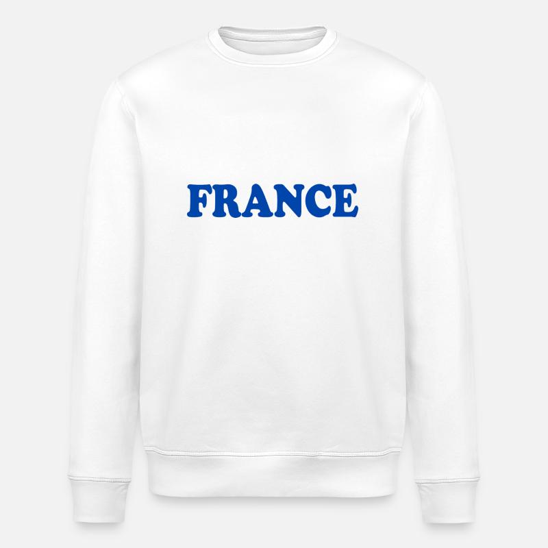 France - Stanley/Stella Unisex Bio-Sweatshirt ROLLER - Weiß