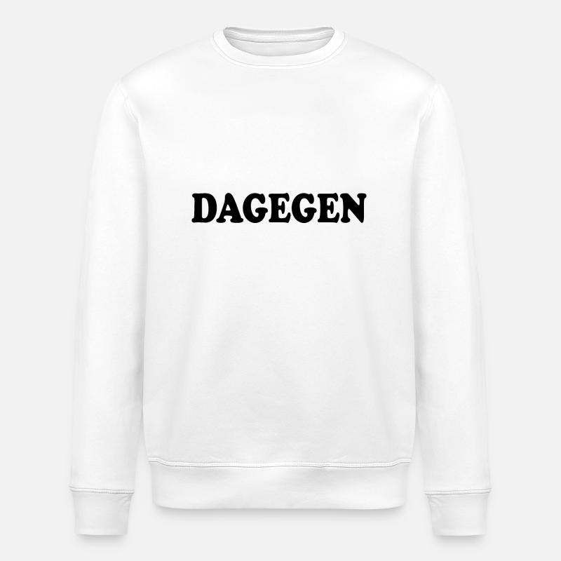 Dagegen - Stanley/Stella Unisex Bio-Sweatshirt ROLLER - Weiß