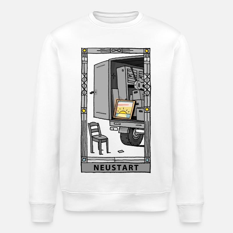 Umzug - Stanley/Stella Unisex Bio-Sweatshirt ROLLER - Weiß