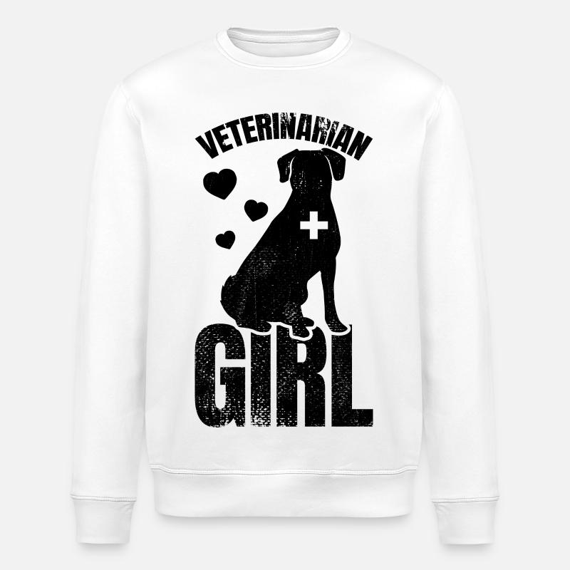 Tierärztin - Stanley/Stella Unisex Bio-Sweatshirt ROLLER - Weiß