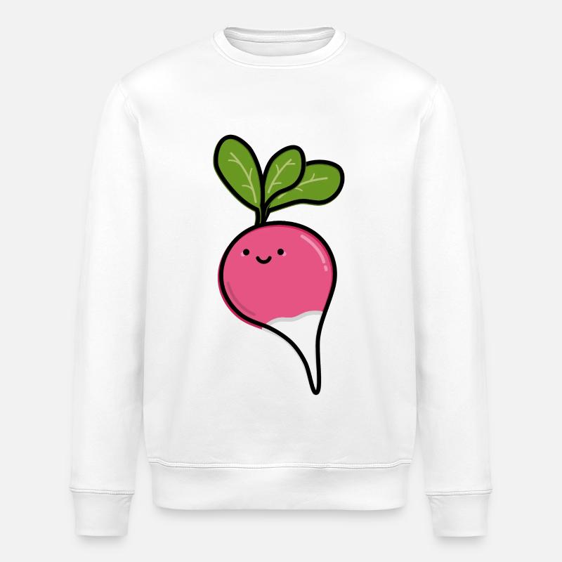 Radis mignon - Sweat bio ROLLER Stanley/Stella Unisexe - blanc